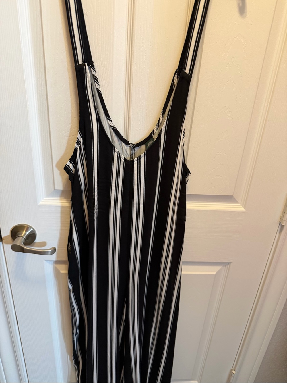 wild fable Black and White Striped Jumpsuit